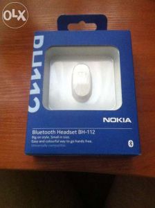 Гарнитура Bluetooth Nokia BH-112 white
