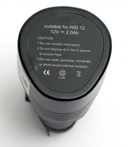 Аккумулятор PowerPlant для шуруповертов и электроинструментов AEG GD-RID-12 12V 2Ah Li-Ion (L1215) DV00PT0021