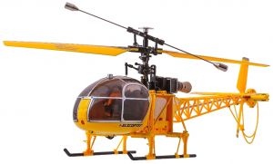 Вертолёт 4-к большой р/у 2.4GHz WL Toys V915 Lama (желтый) WL-V915y