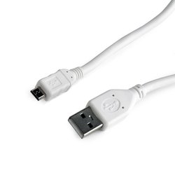 Дата кабель USB 2.0 Micro 5P to AF 1.0m Cablexpert (CCP-mUSB2-AMBM-W-1M)