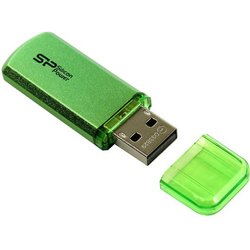 USB флеш накопитель Silicon Power 64GB Helios 101 Green USB 2.0 (SP064GBUF2101V1N)