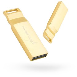 USB флеш накопитель eXceleram 32GB U2 Series Gold USB 2.0 (EXP2U2U2G32) ― 