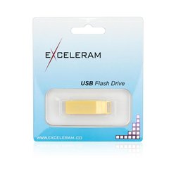 USB флеш накопитель eXceleram 32GB U2 Series Gold USB 2.0 (EXP2U2U2G32)