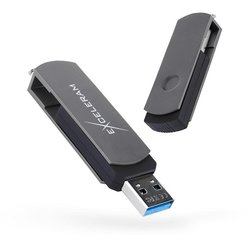 USB флеш накопитель eXceleram 64GB P2 Series Gray/Black USB 3.1 Gen 1 (EXP2U3GB64) ― 