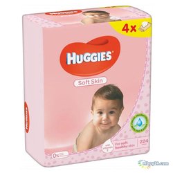 Влажные салфетки Huggies Soft Skin 56 х 4 шт (5029053550220)