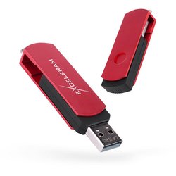 USB флеш накопитель eXceleram 8GB P2 Series Red/Black USB 2.0 (EXP2U2REB08)